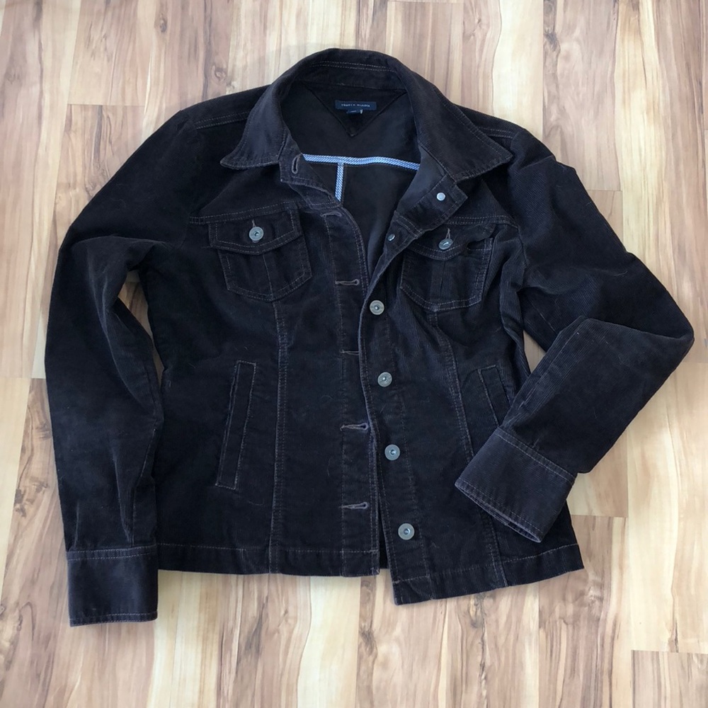 Tommy Hilfiger Brown Corduroy Jacket Size M
